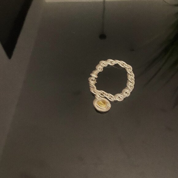 NWOT Judith Ripka 925 Charm Bracelet - Size 7 1/4" - Picture 2 of 2